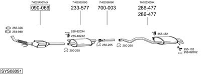 BOSAL SYS08091