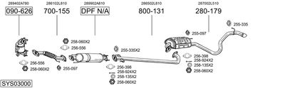 BOSAL SYS03000