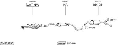 BOSAL SYS09936
