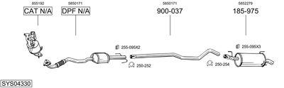 BOSAL SYS04330 BOSAL SYS04330