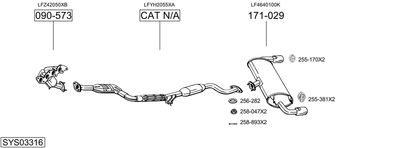 BOSAL SYS03316