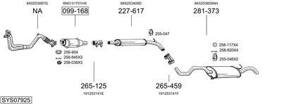 BOSAL SYS07925