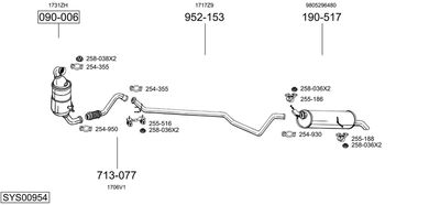 BOSAL SYS00954