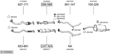 BOSAL SYS09962