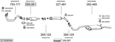 BOSAL SYS06094