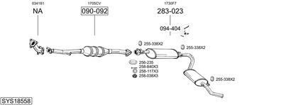 BOSAL SYS18558