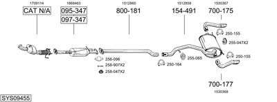 BOSAL SYS09455 BOSAL SYS09455