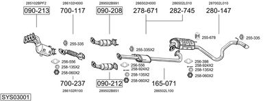 BOSAL SYS03001