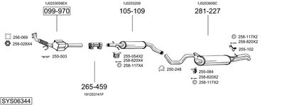 BOSAL SYS06344