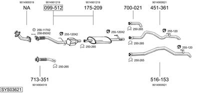 BOSAL SYS03621