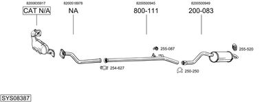 BOSAL SYS08387