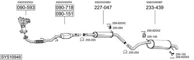 BOSAL SYS10946 BOSAL SYS10946