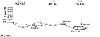 BOSAL SYS04893