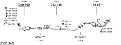 BOSAL SYS01147