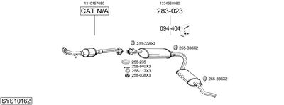 BOSAL SYS10162