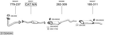 BOSAL SYS04044 BOSAL SYS04044