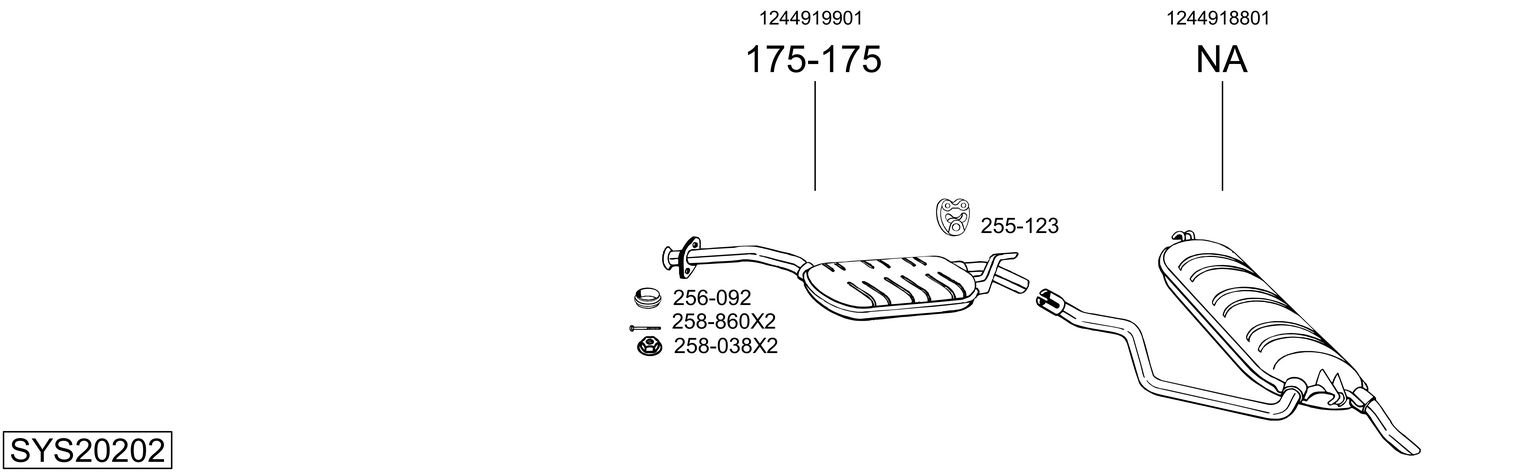 BOSAL SYS20202