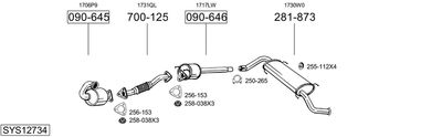 BOSAL SYS12734