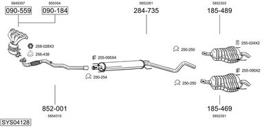 BOSAL SYS04128