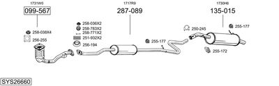 BOSAL SYS26660