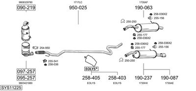 BOSAL SYS11225