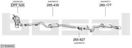 BOSAL SYS09405