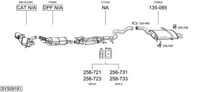 BOSAL SYS09181