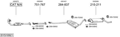 BOSAL SYS10921