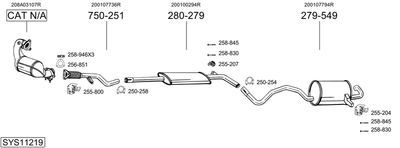 BOSAL SYS11219
