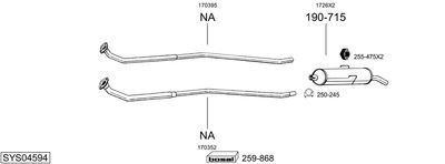 BOSAL SYS04594