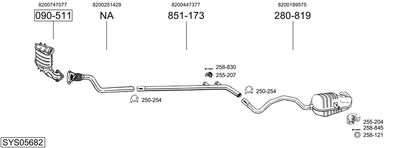 BOSAL SYS05682