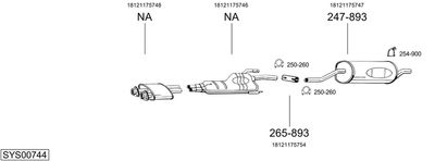 BOSAL SYS00744