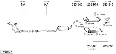 BOSAL SYS16559