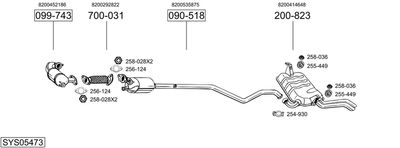 BOSAL SYS05473