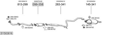 BOSAL SYS03816