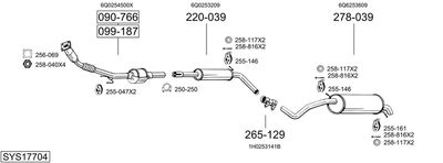 BOSAL SYS17704