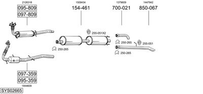 BOSAL SYS02665