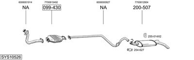 BOSAL SYS10526 BOSAL SYS10526