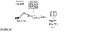 BOSAL SYS26435