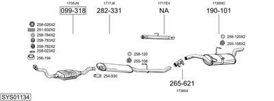 BOSAL SYS01134