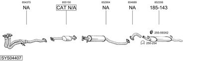 BOSAL SYS04407 BOSAL SYS04407