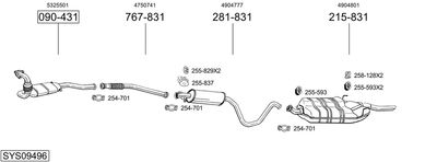 BOSAL SYS09496