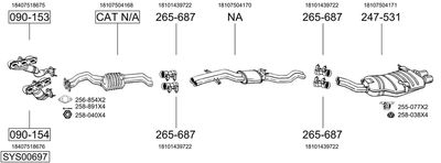 BOSAL SYS00697