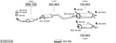 BOSAL SYS01418