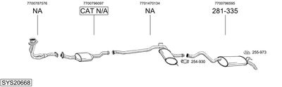 BOSAL SYS20668 BOSAL SYS20668
