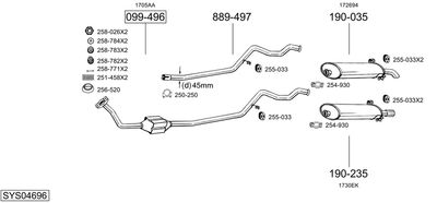 BOSAL SYS04696