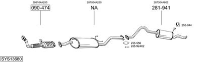 BOSAL SYS13680
