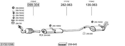 BOSAL SYS01098