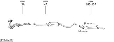 BOSAL SYS04406 BOSAL SYS04406