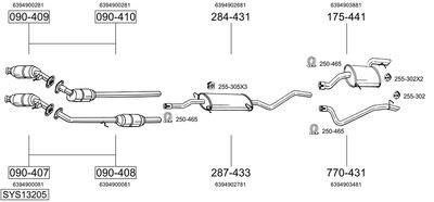 BOSAL SYS13205